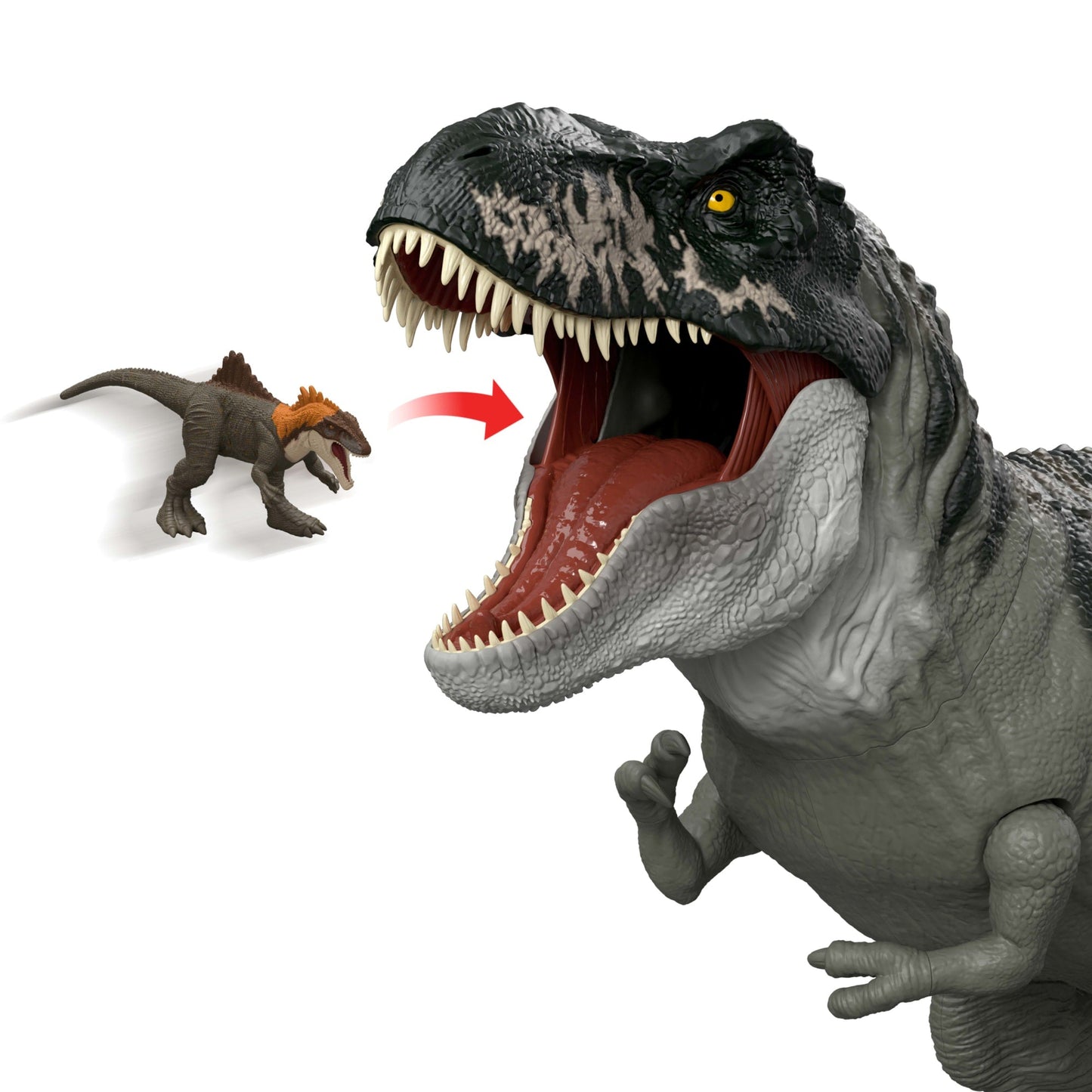 Jurassic World Dinossauro de Brinquedo Rebirth Super Colossal T. Rex