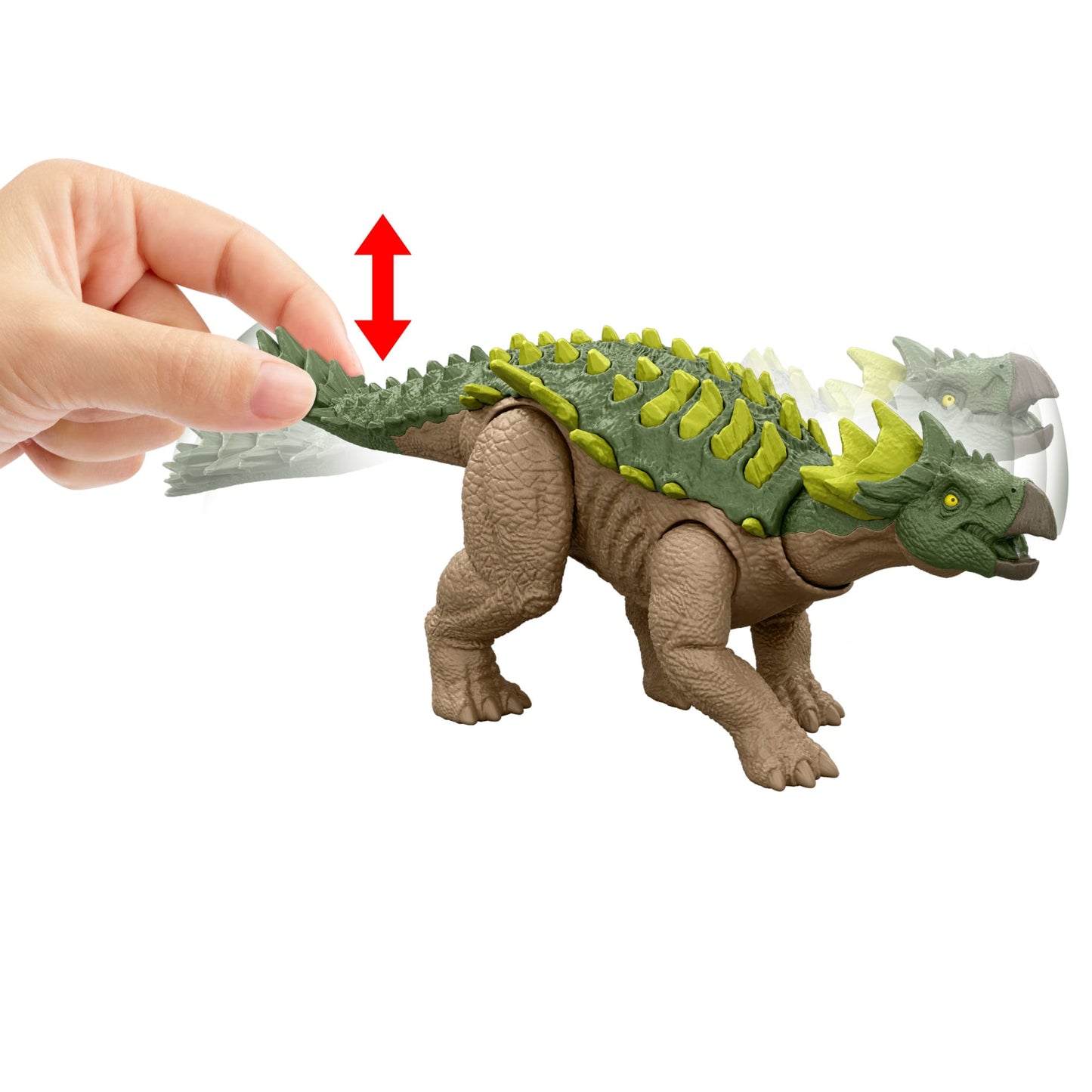 Jurassic World Rebirth Strike Attack Yuxisaurus Dinosaur Toy, Single Strike Action, Authentic & Posable