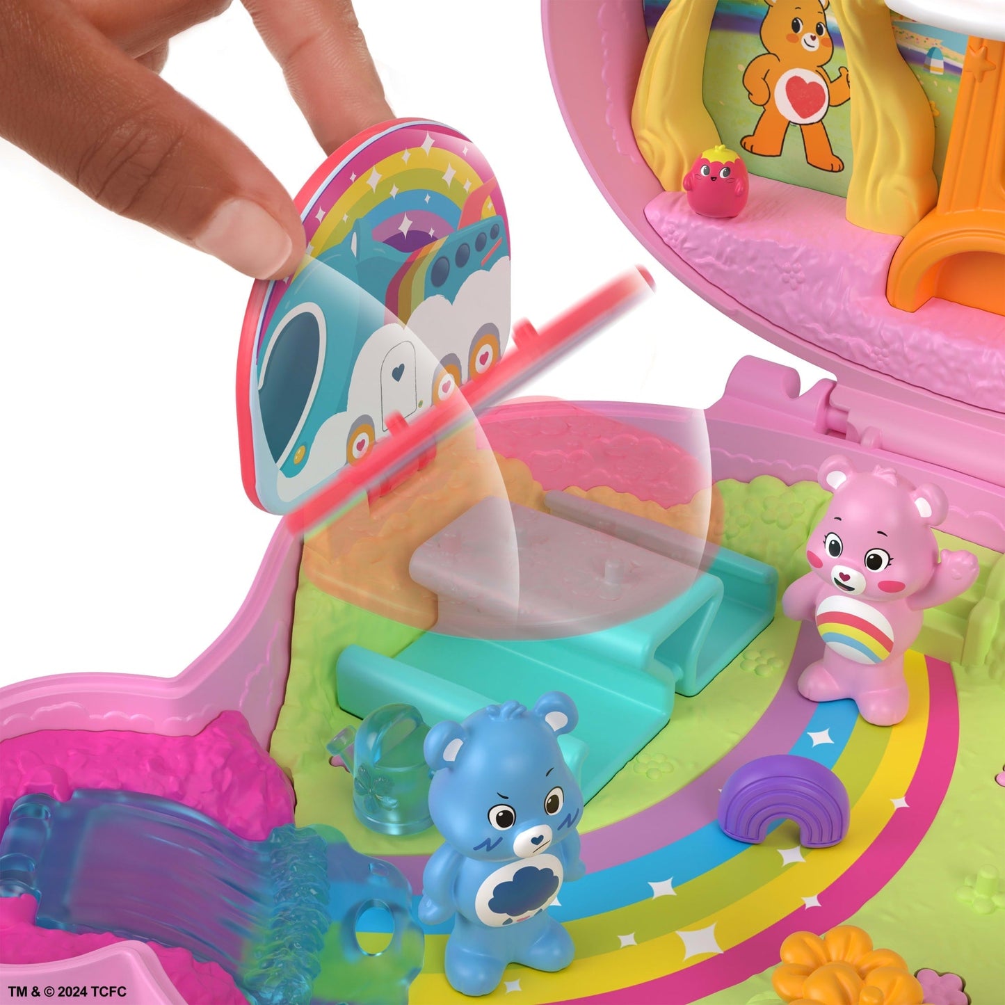 Polly Pocket  Calinours Poupées et Coffrets de Jeu, Véhicule et Acc.