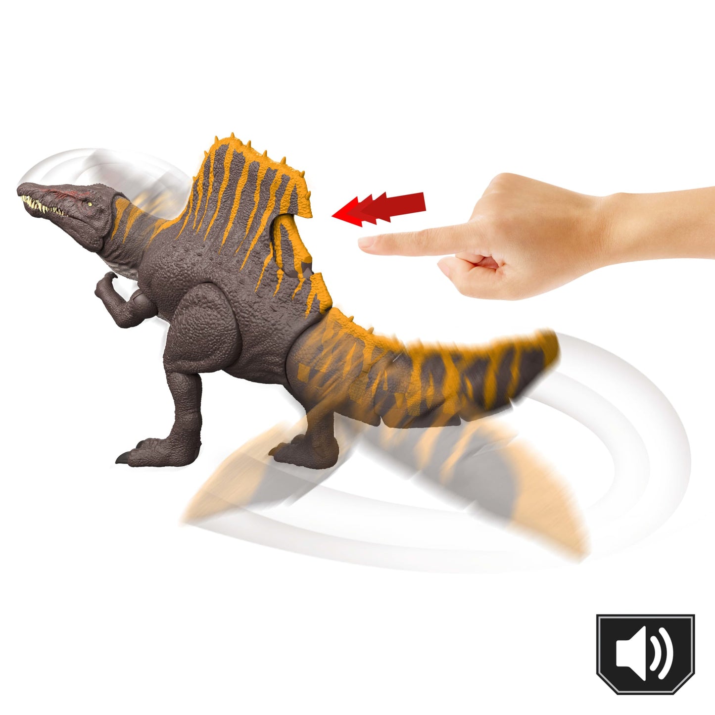 Jurassic World Dinossauro de Brinquedo Rebirth Spinosaurus