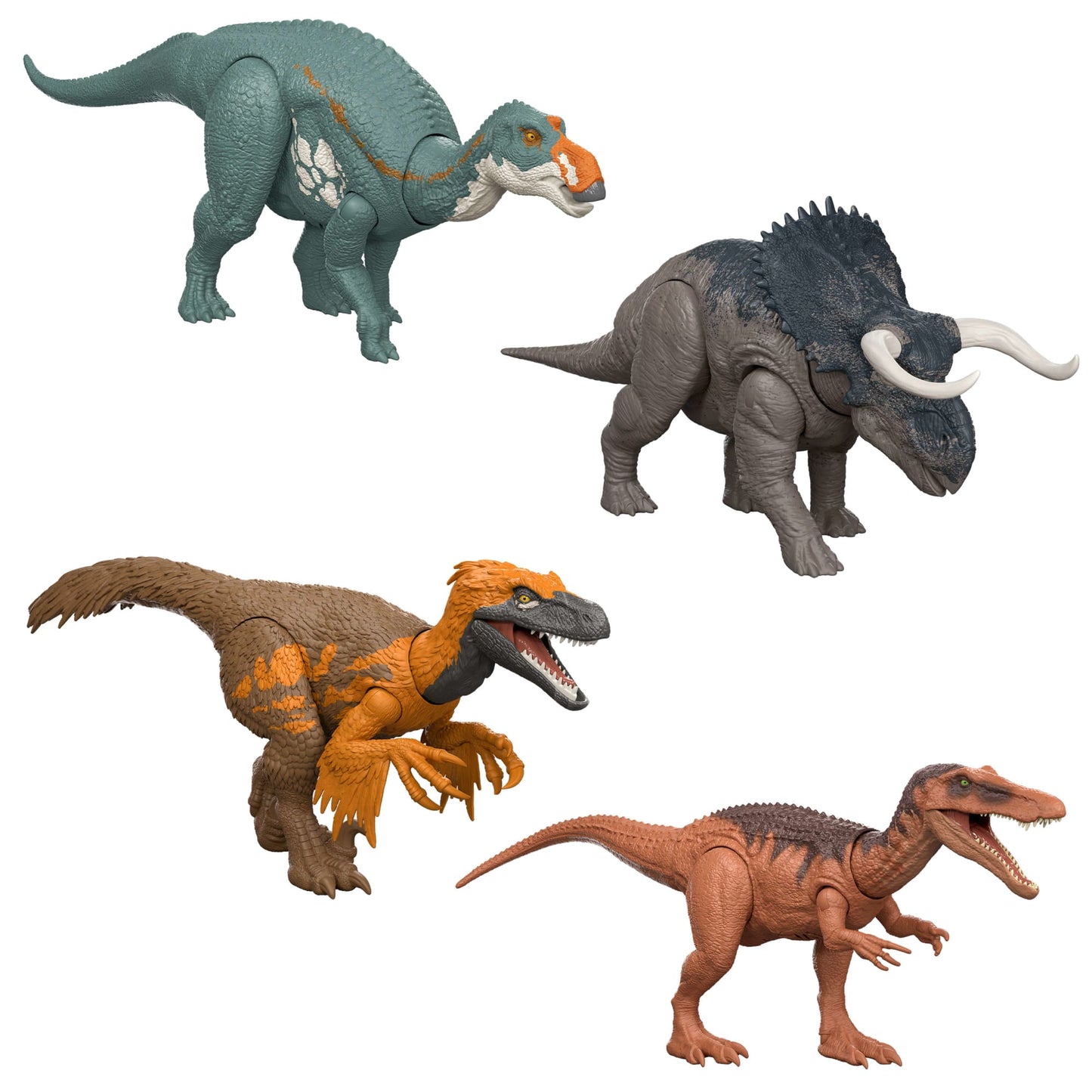 Jurassic World Dinossauro de Brinquedo Rebirth Rugido Selvagem