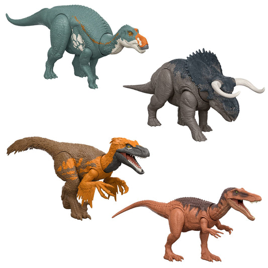 Jurassic World Dinossauro de Brinquedo Rebirth Rugido Selvagem
