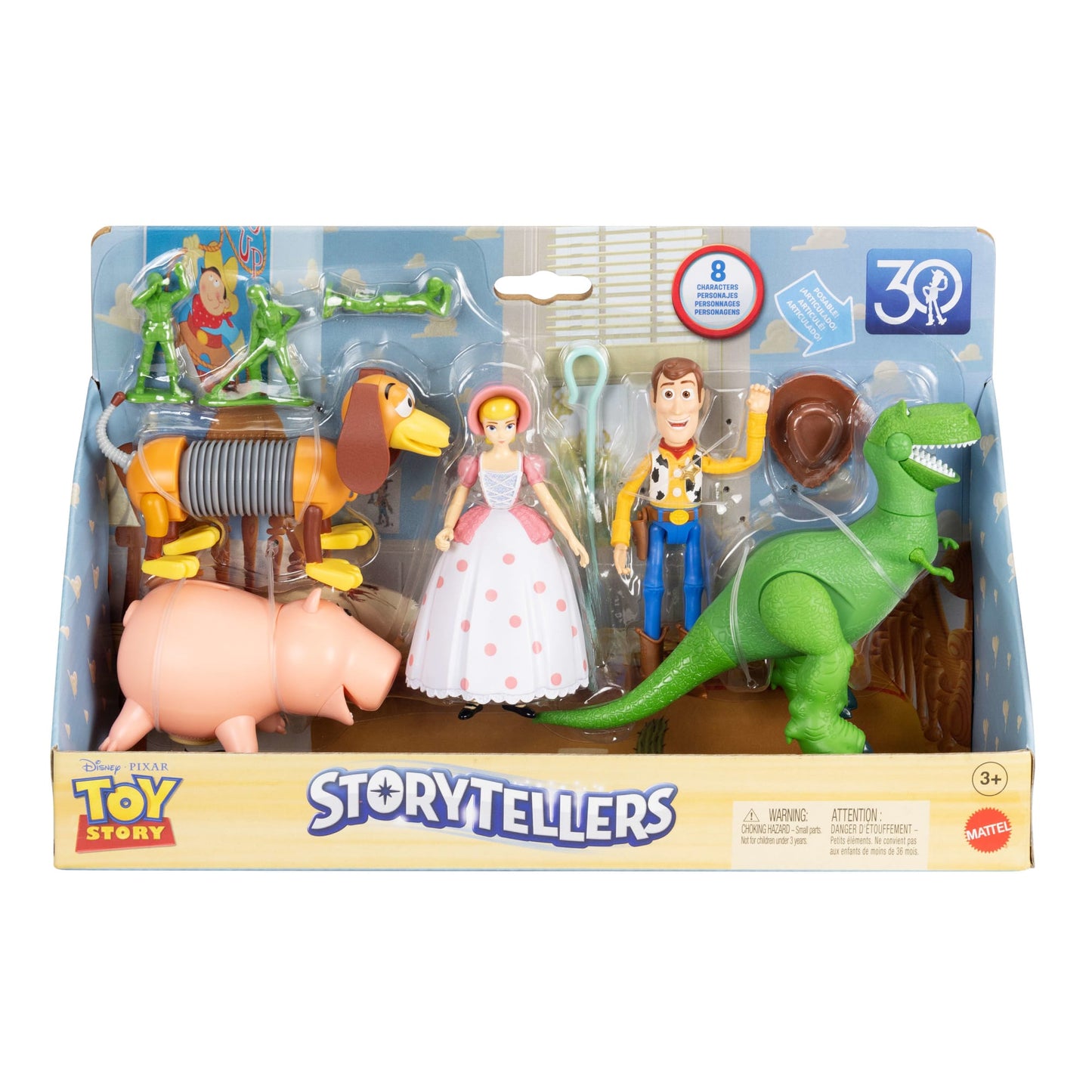 Disney And Pixar Storytellers Pack, Toy Story Movie 30th Year Movie Multi-Pack Of 5 Plus Figures