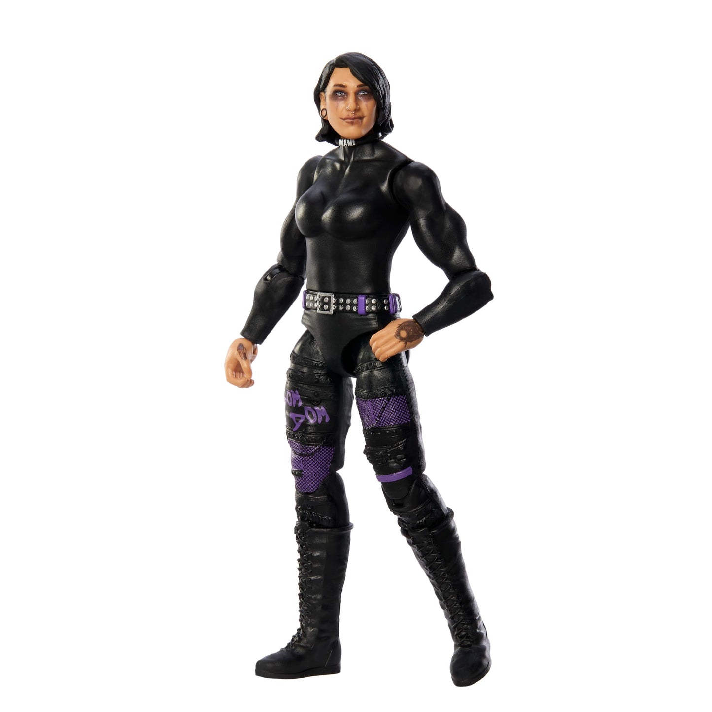 WWE Rhea Ripley Action Figure, Main EVent Series #153 6-inch Collectible Superstar With Articulation