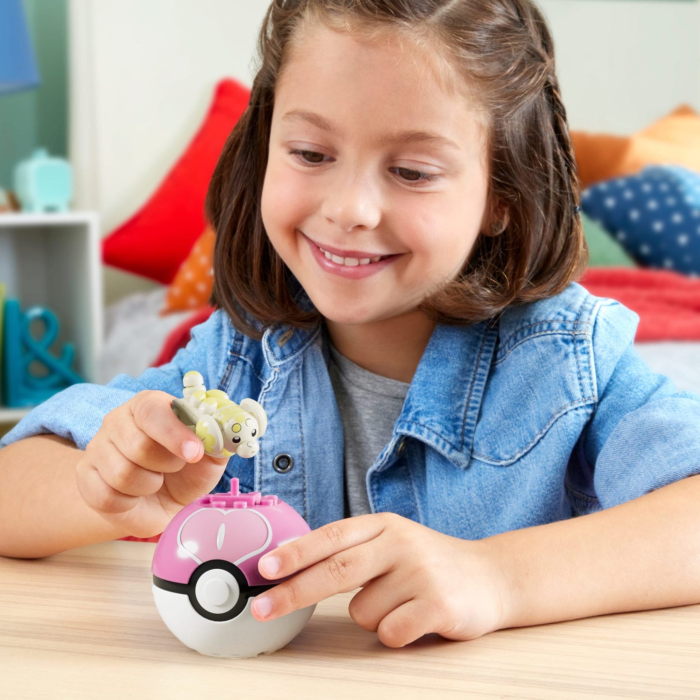 MEGA Pokémon Jogo de Construção Pokébola Colecionável Fidough