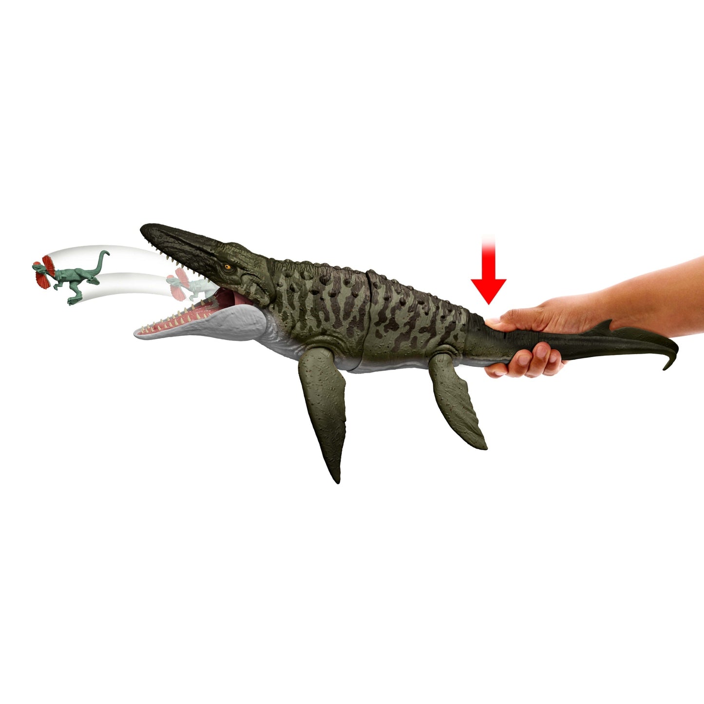 Jurassic World Dinossauro de Brinquedo Rebirth Mosasaurus