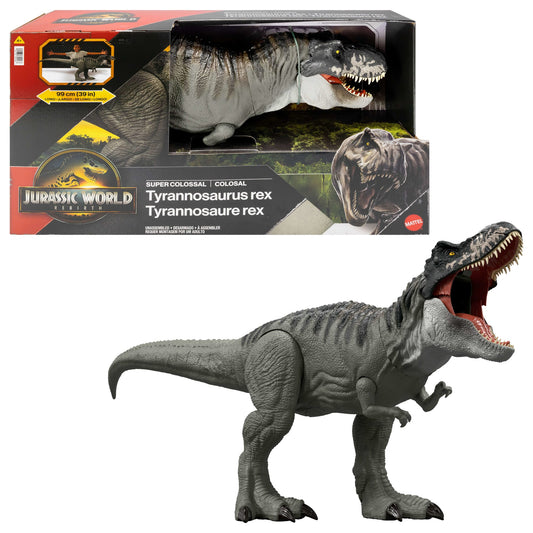 Jurassic World Dinosaurio de Juguete Rebirth Super Colossal T. Rex