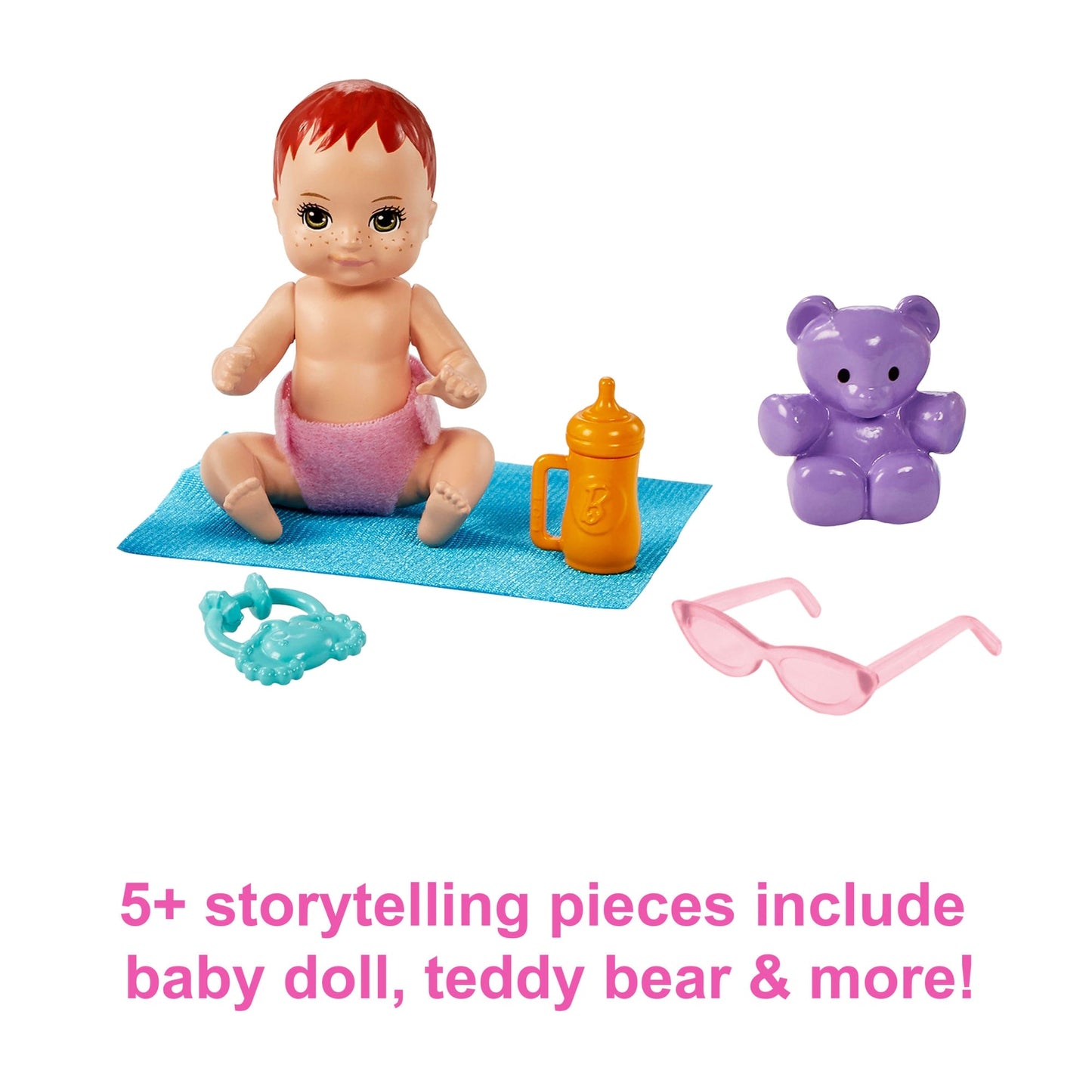 Barbie Skipper Babysitters Inc. Doll & Stroller Playset, For 3 Years & Up