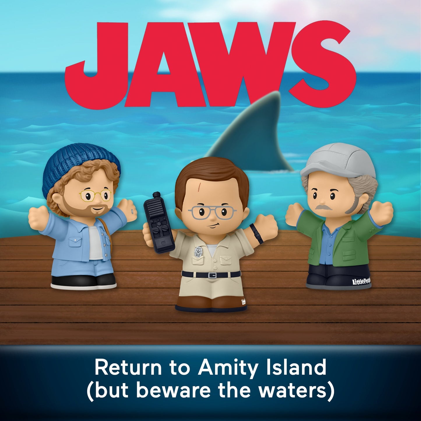 Little People Collector Jaws Movie Special Edition Set For Adults & Fans