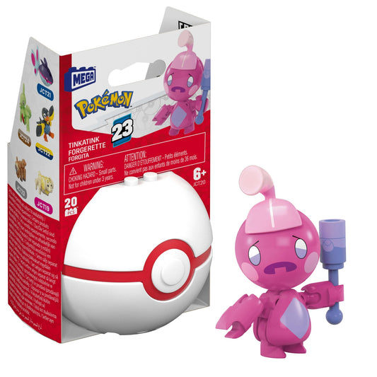 MEGA Pokémon Juguete de Construcción Pokébola Coleccionable Tinkatink