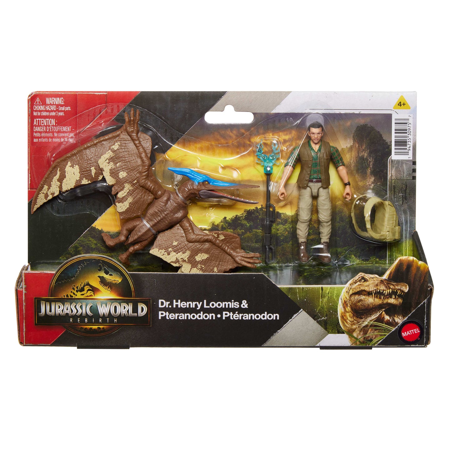 Jurassic World Set de Juego Rebirth Dr Loomis y Juve