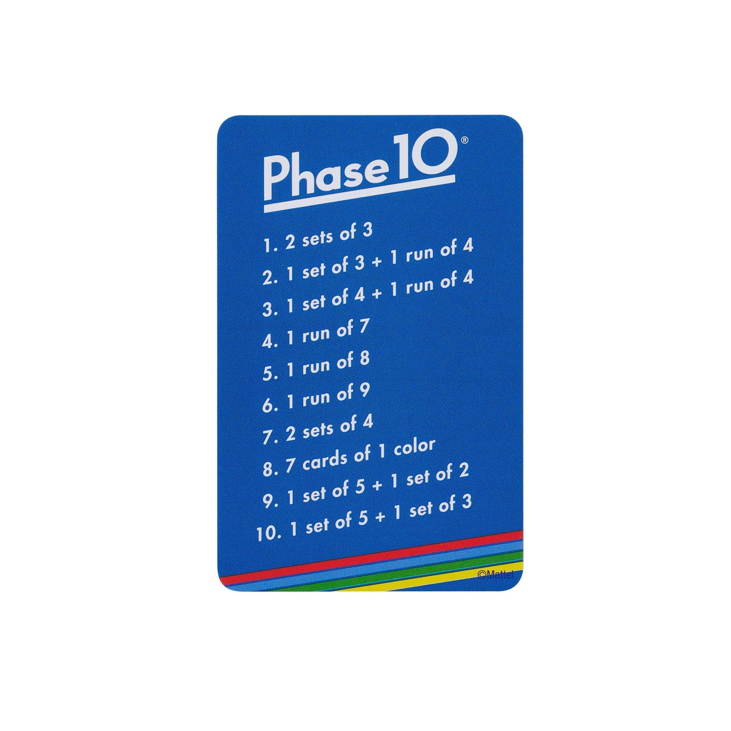 Mattel Games Juego de Cartas Phase 10