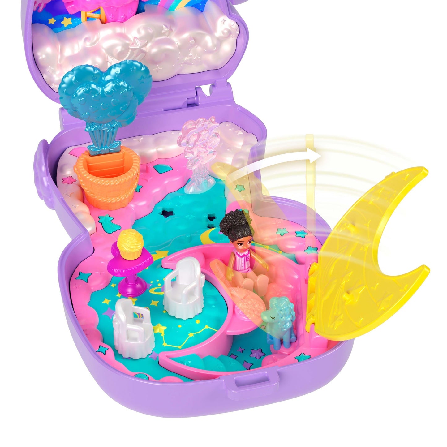 Polly Pocket Conjunto de Brinquedo Compacto Mundo dos Sonhos