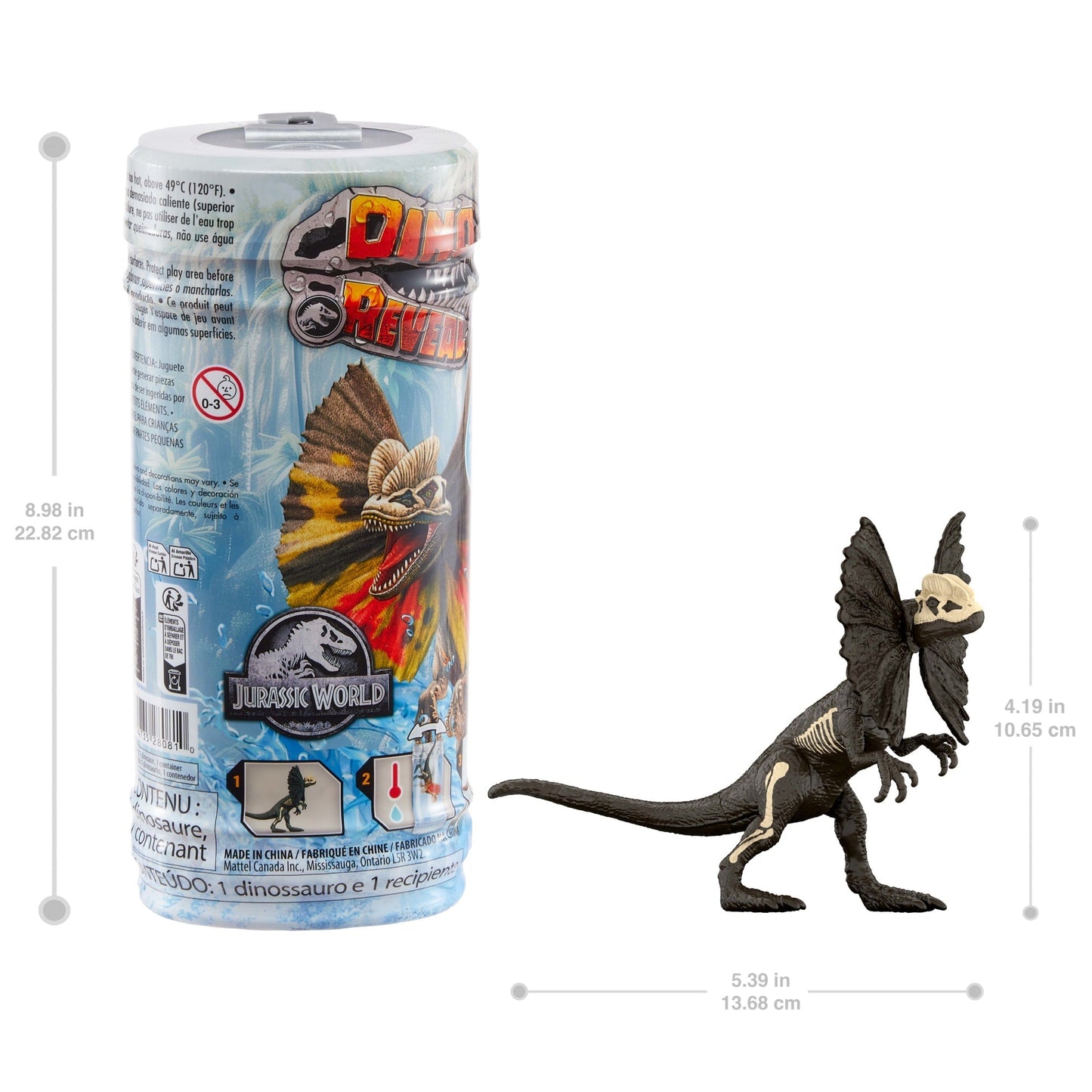 Jurassic World Dinosaurio de Juguete Dino Reveal Pack Visible