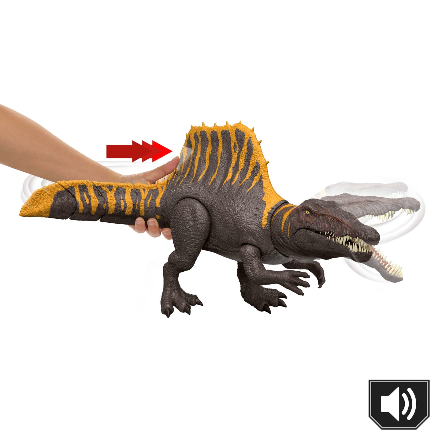 Jurassic World Dinossauro de Brinquedo Rebirth Spinosaurus