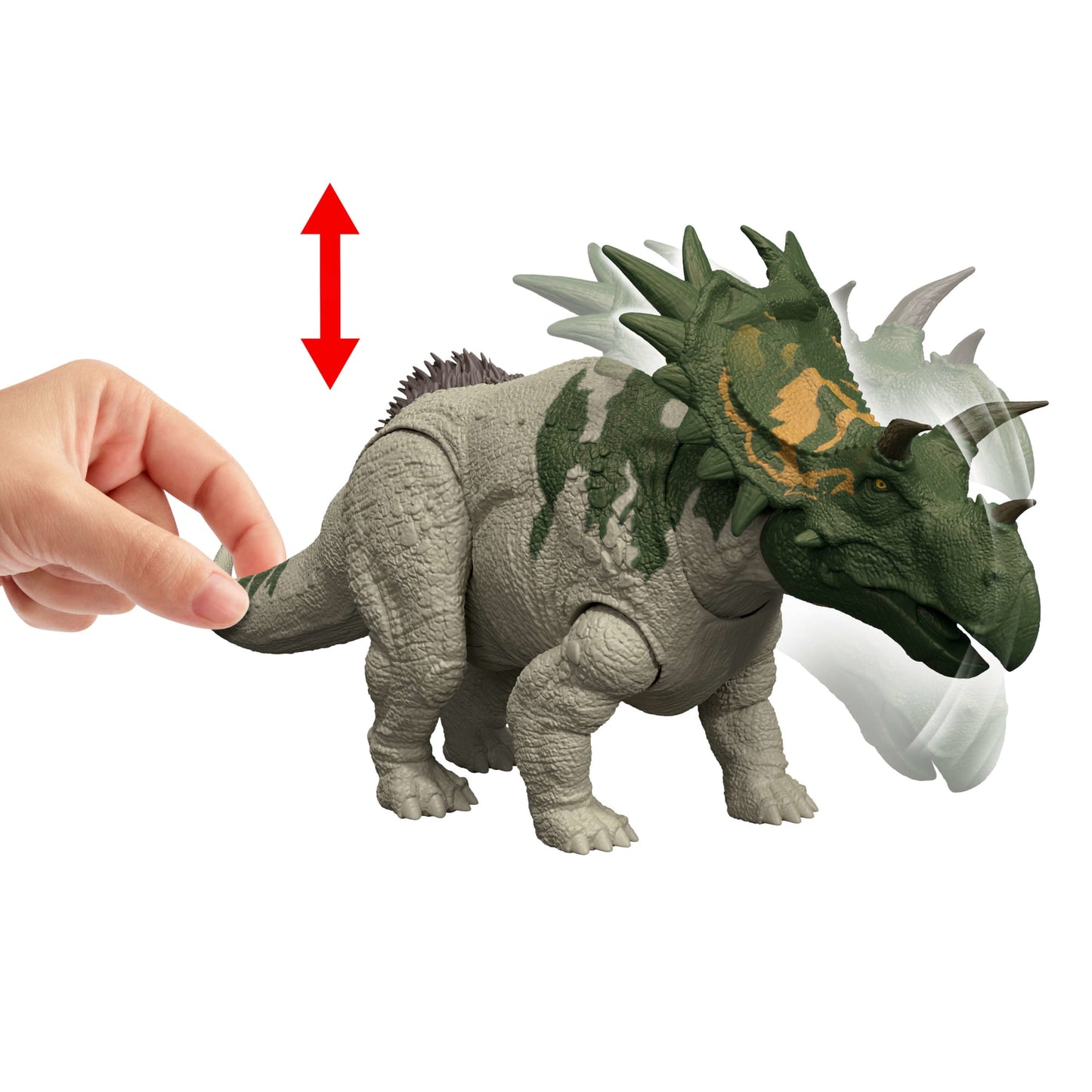 Jurassic World Dinosaurio de Juguete Rebirth Rugido Salvaje Spiclypeus