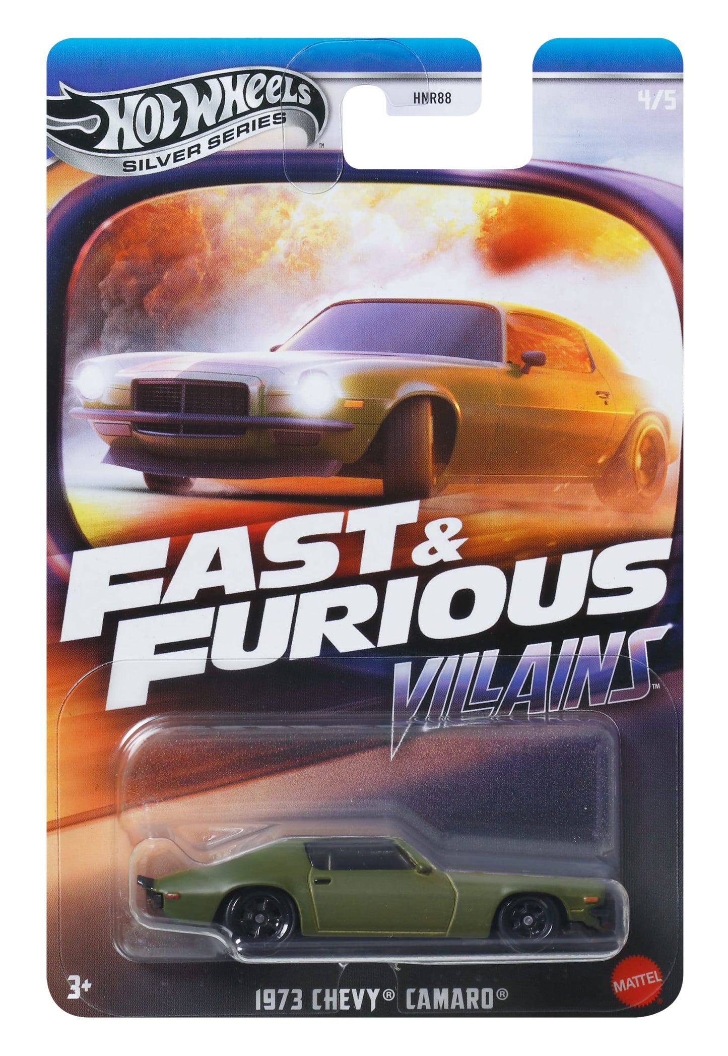 Hot Wheels Collector Veículo de Brinquedo Fast & Furious 1973 CHEVEROLET CAMARO F-BOMB