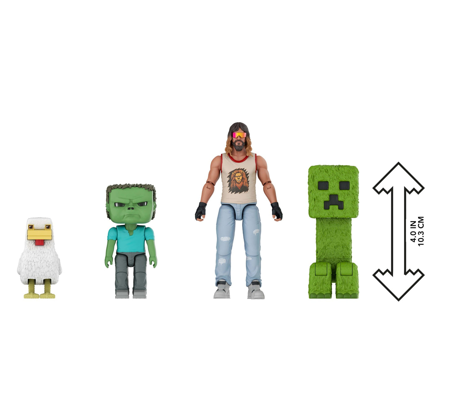Minecraft Woodland Mansion Throwdown Toy Action Figure Multipack Inspired By The Movie