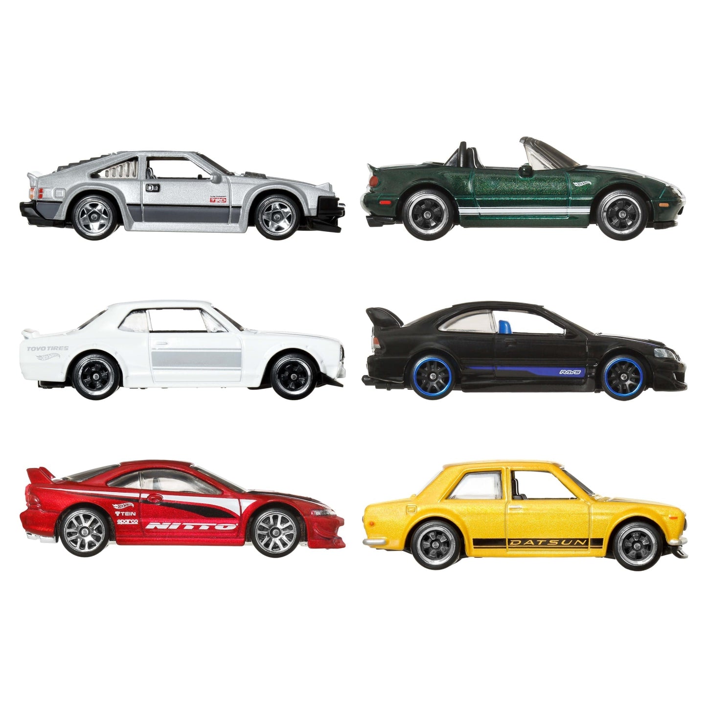 Hot Wheels Collector Veículo de Brinquedo Pacote Carros Japoneses