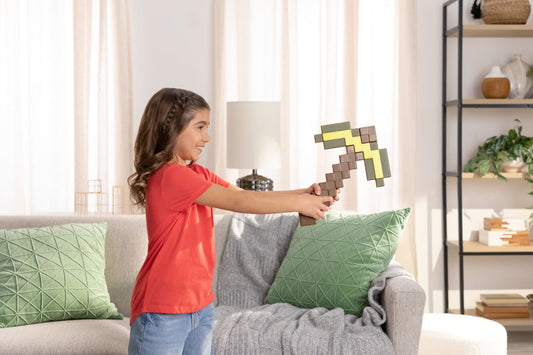 Minecraft Role-Play Toy Accessory Collection, Pixelated Design