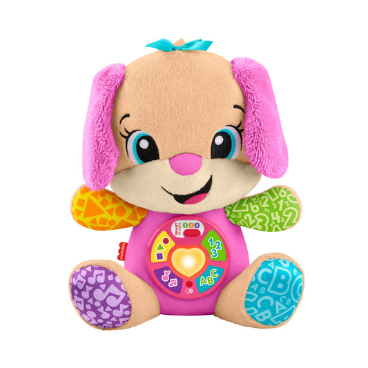 Fisher-Price Aprender e Brincar Brinquedo para Bebês Irmã do Cachorrinho Aprende Comigo