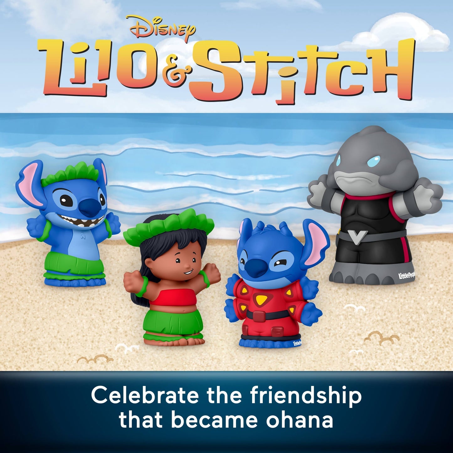 Little People Collector Disney Lilo & Stitch Special Edition Set For Adults & Fans, 4 Figures