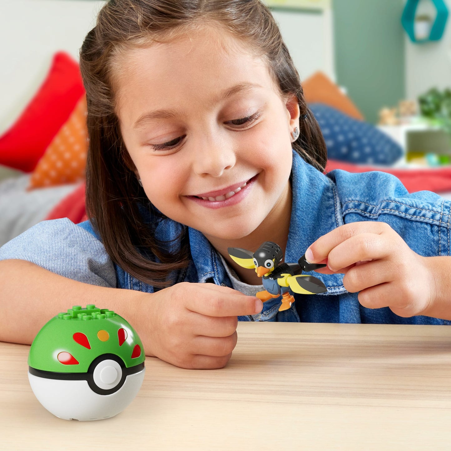 MEGA Pokémon Juguete de Construcción Pokébola Coleccionable Wattrel