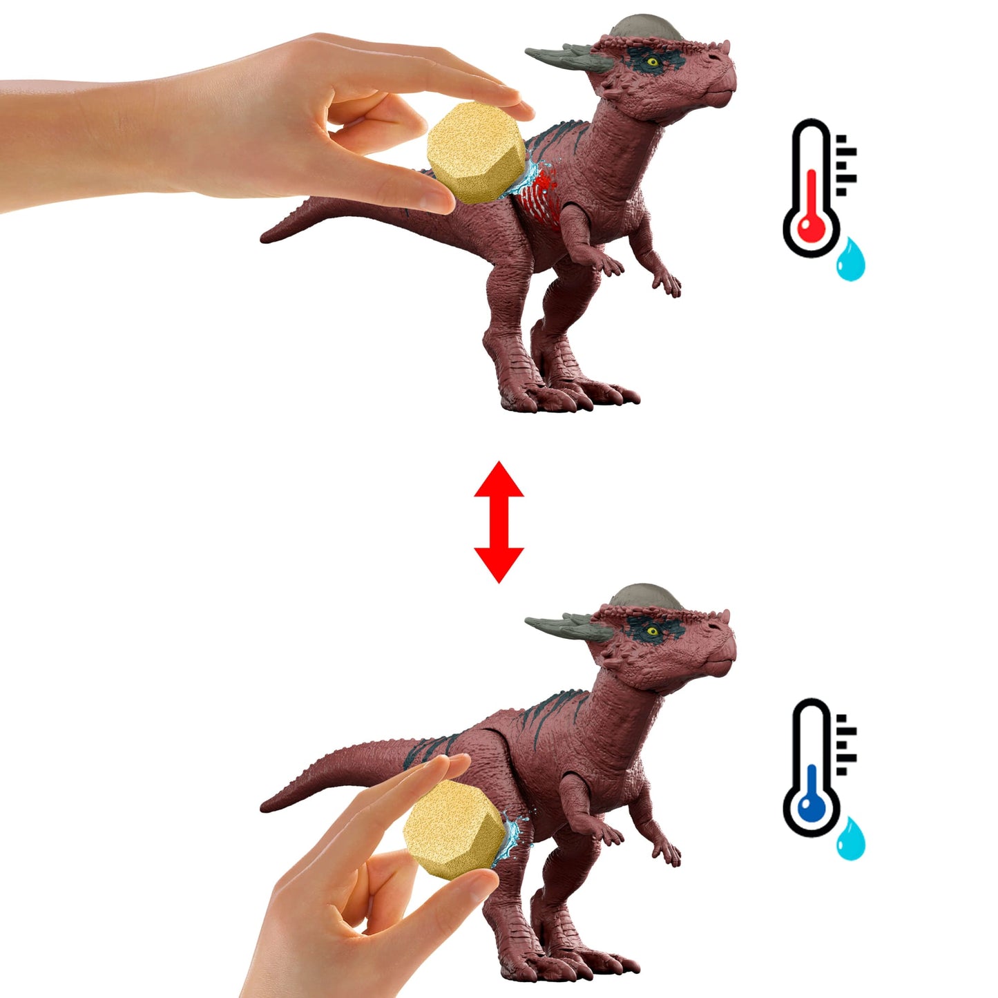 Jurassic World Dinosaurio de Juguete Dino Reveal Paquete de Batalla