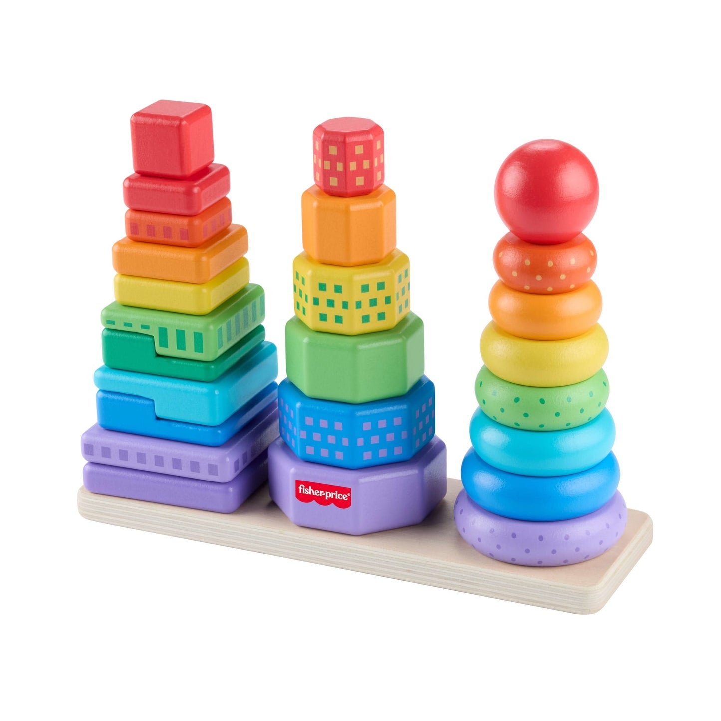 Fisher-Price Juguete para Bebés Torres de Actividades de Madera