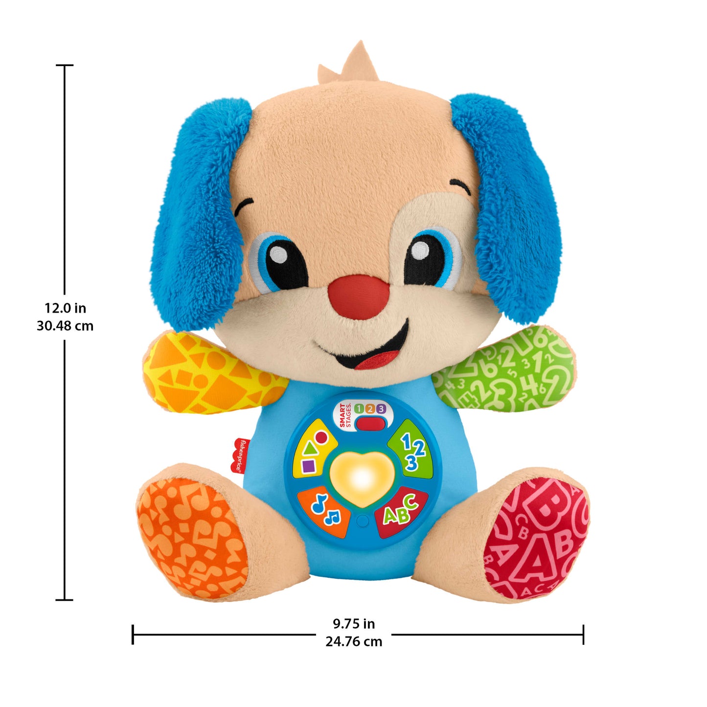 Fisher-Price Ríe y Aprende Juguete para Bebés Perrito Aprende Conmigo