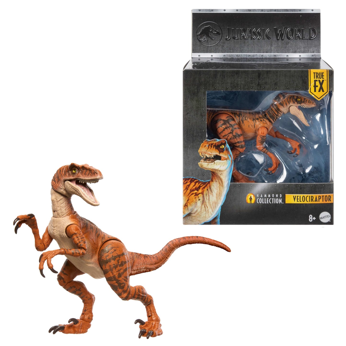 Jurassic World Dinossauro de Brinquedo Hammond Collection Pacote Humano/Dinossauro