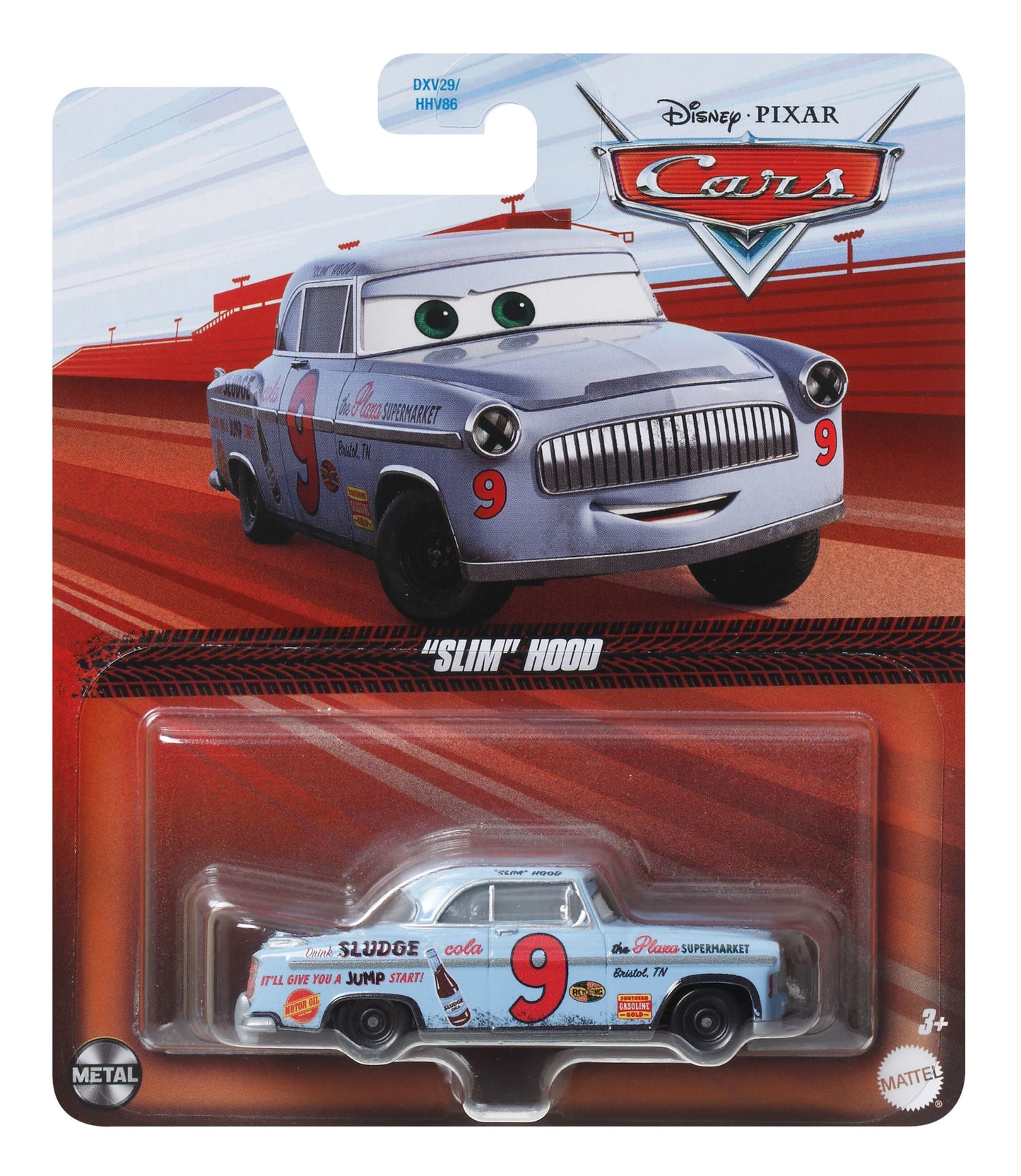 Cars de Disney y Pixar Diecast Vehículo de Juguete Slim