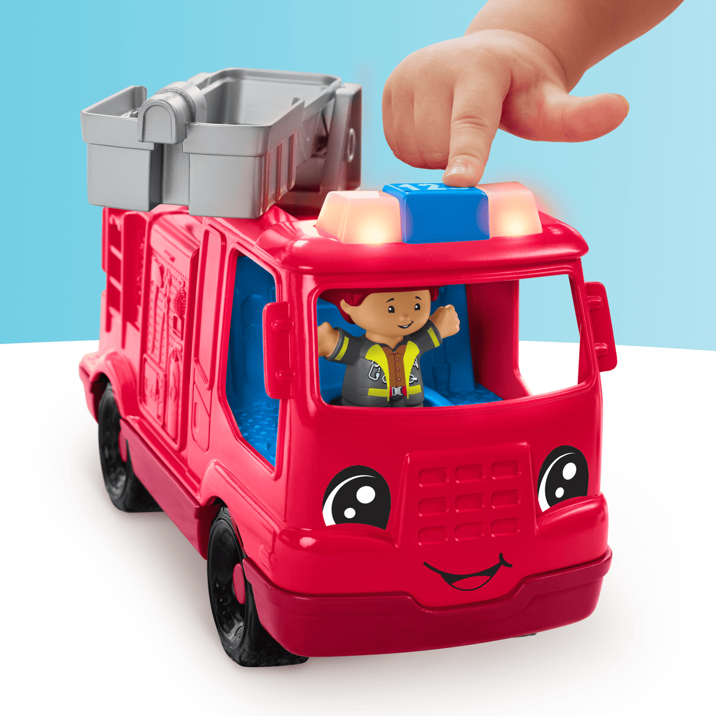 Fisher-Price  Little People  Camion de Pompiers, Musical, Multilingue