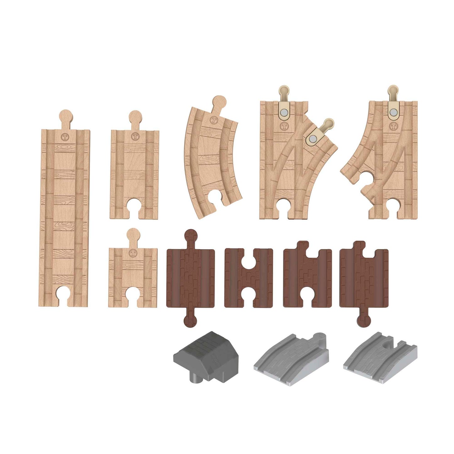Fisher-Price Thomas et ses Amis Piste en Bois Coffret D’Extension de Piste Clackety Track