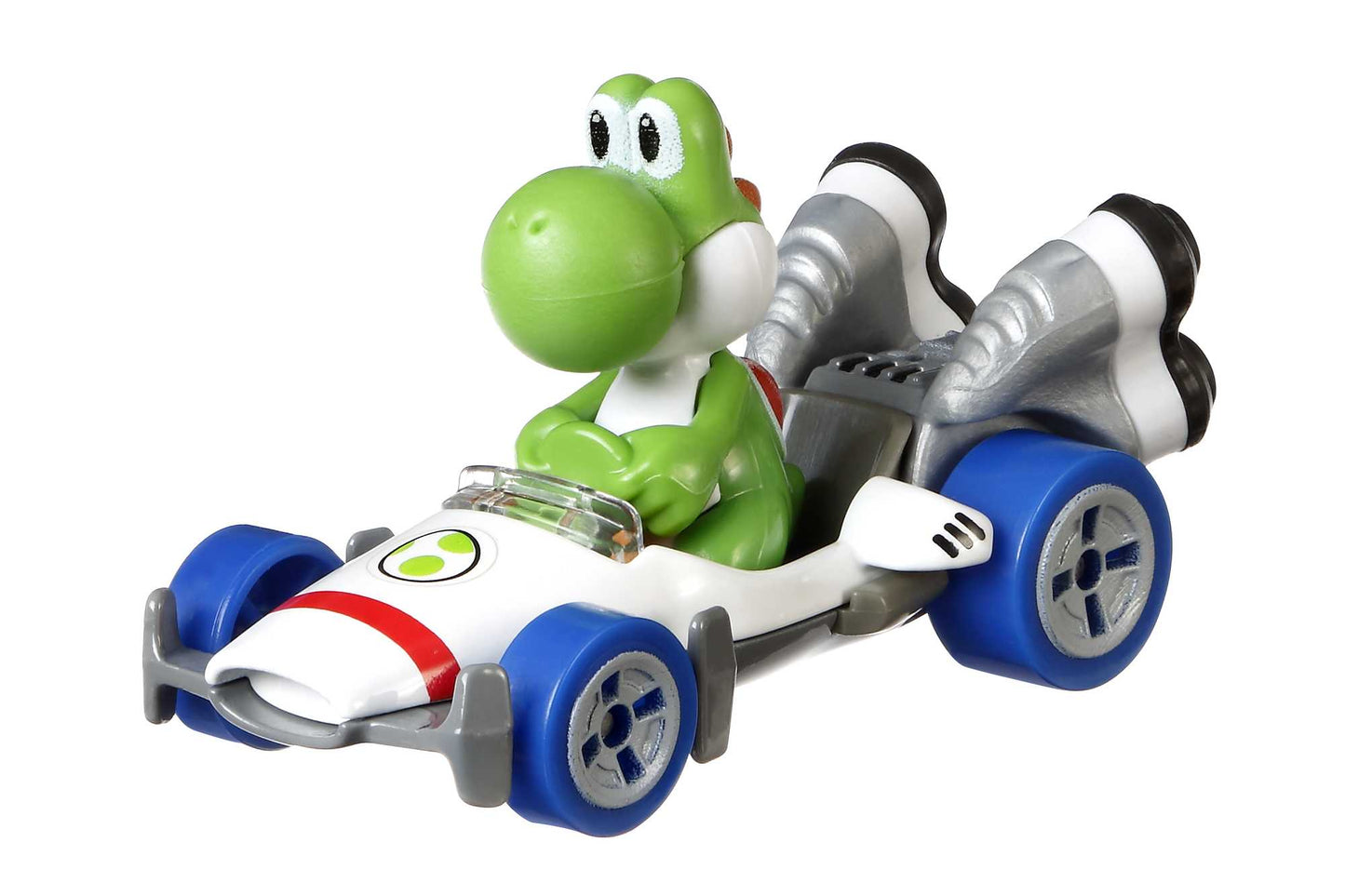 Hot Wheels Mario Kart Veículo de Brinquedo Yoshi B-Dasher