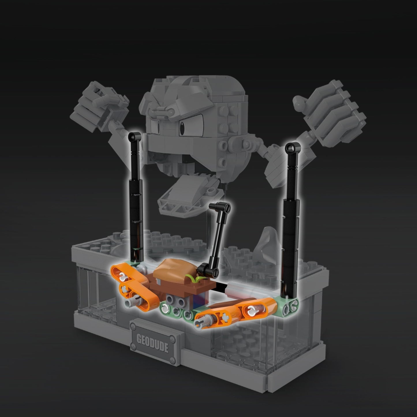 Mega-Pokémon Mini Motion Racaillou-Coffret de Construction