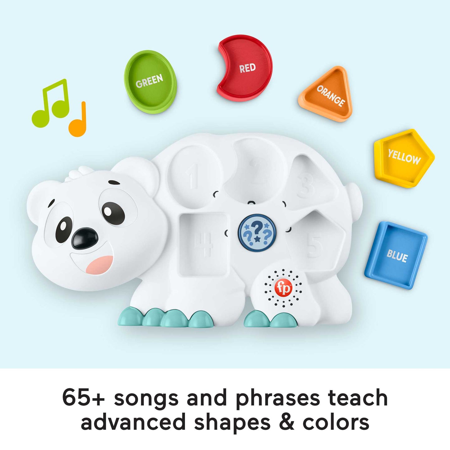 Fisher-Price Linkimals Puzzlin' Shapes Polar Bear - French Version