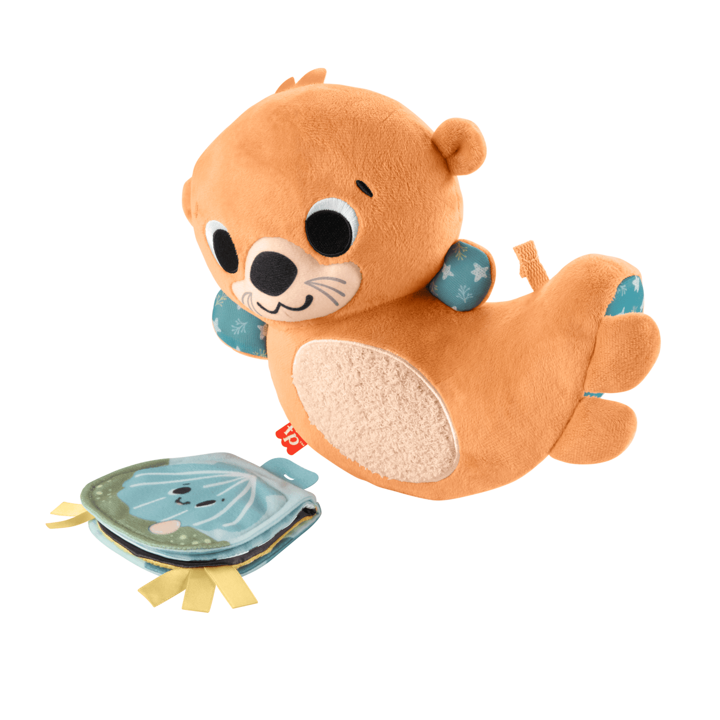 Fisher-Price  Peluche  Loutre Basculante de Jeu Sur Le Ventre2 en 1