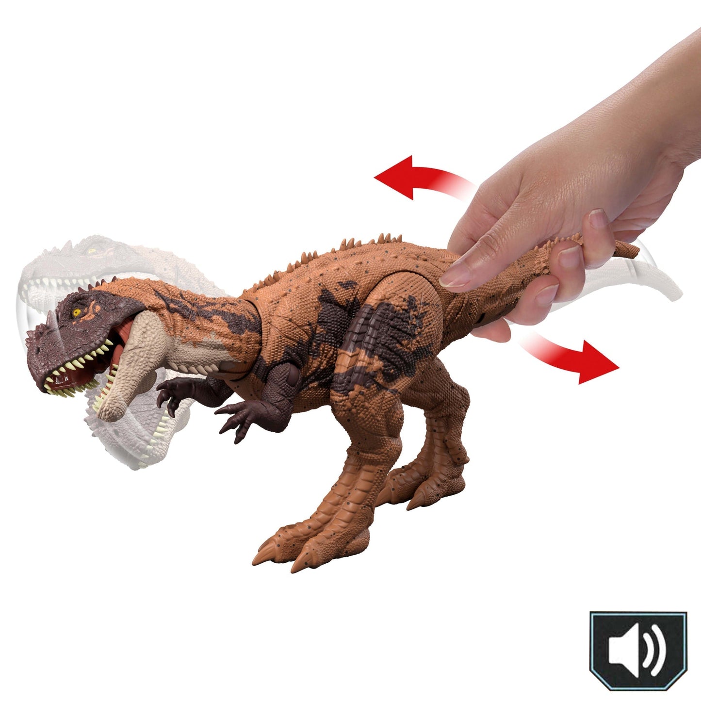 Jurassic World Dinossauro de Brinquedo Rugido Selvagem