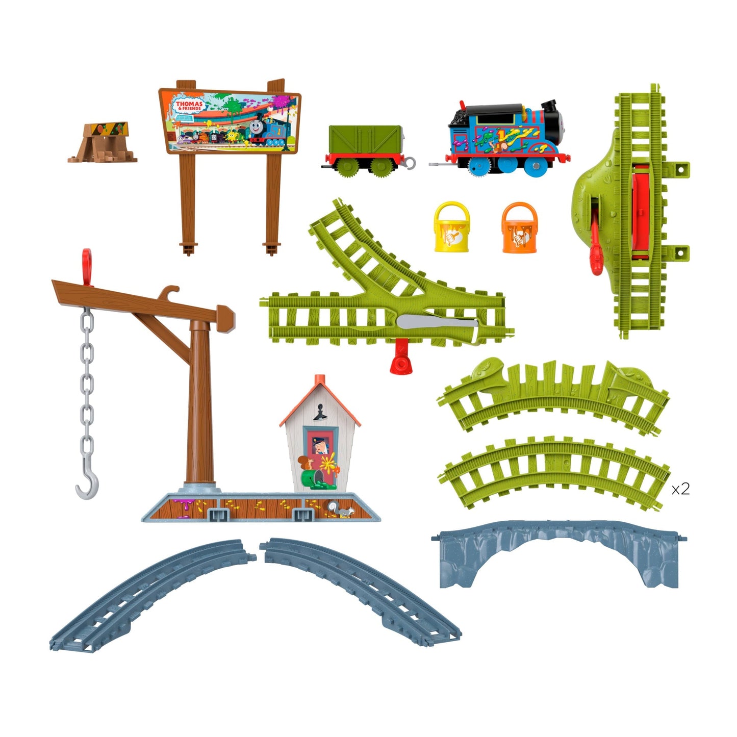 Thomas et ses Amis  Coffret Train et Piste  Livraison de Peinture