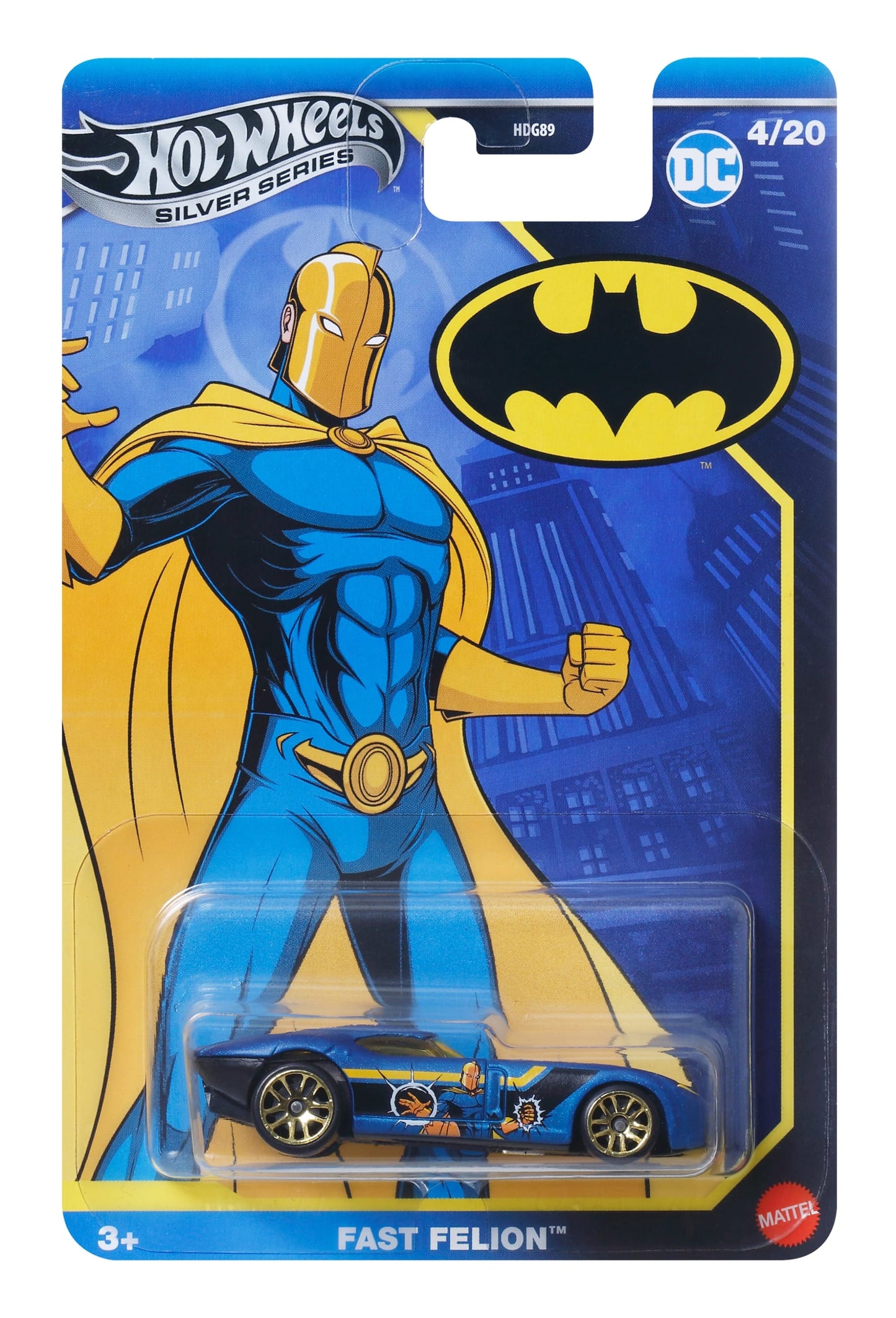 Hot Wheels Collector Vehículo de Colección Auto de Batman Fast Felion