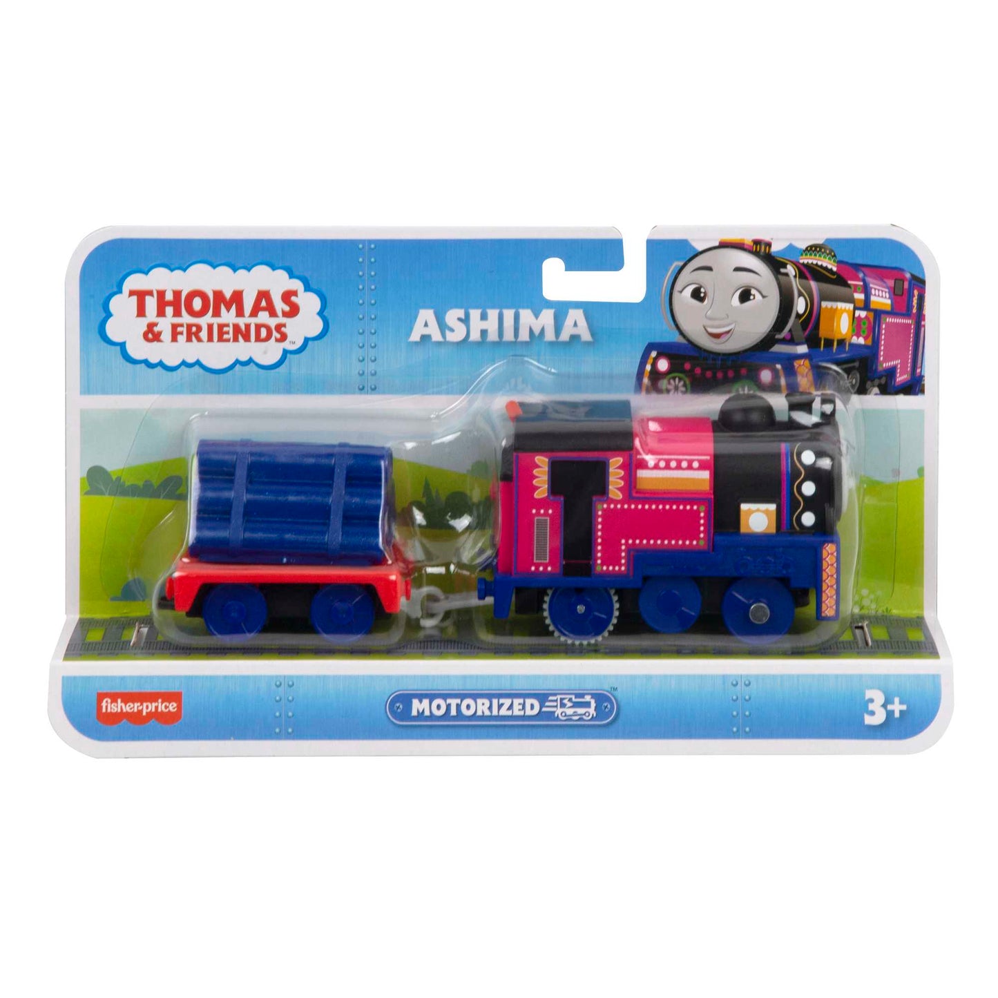 Thomas And Friends Ashima Toy Train, Motorized Engine With Cargo For Preschool Kids