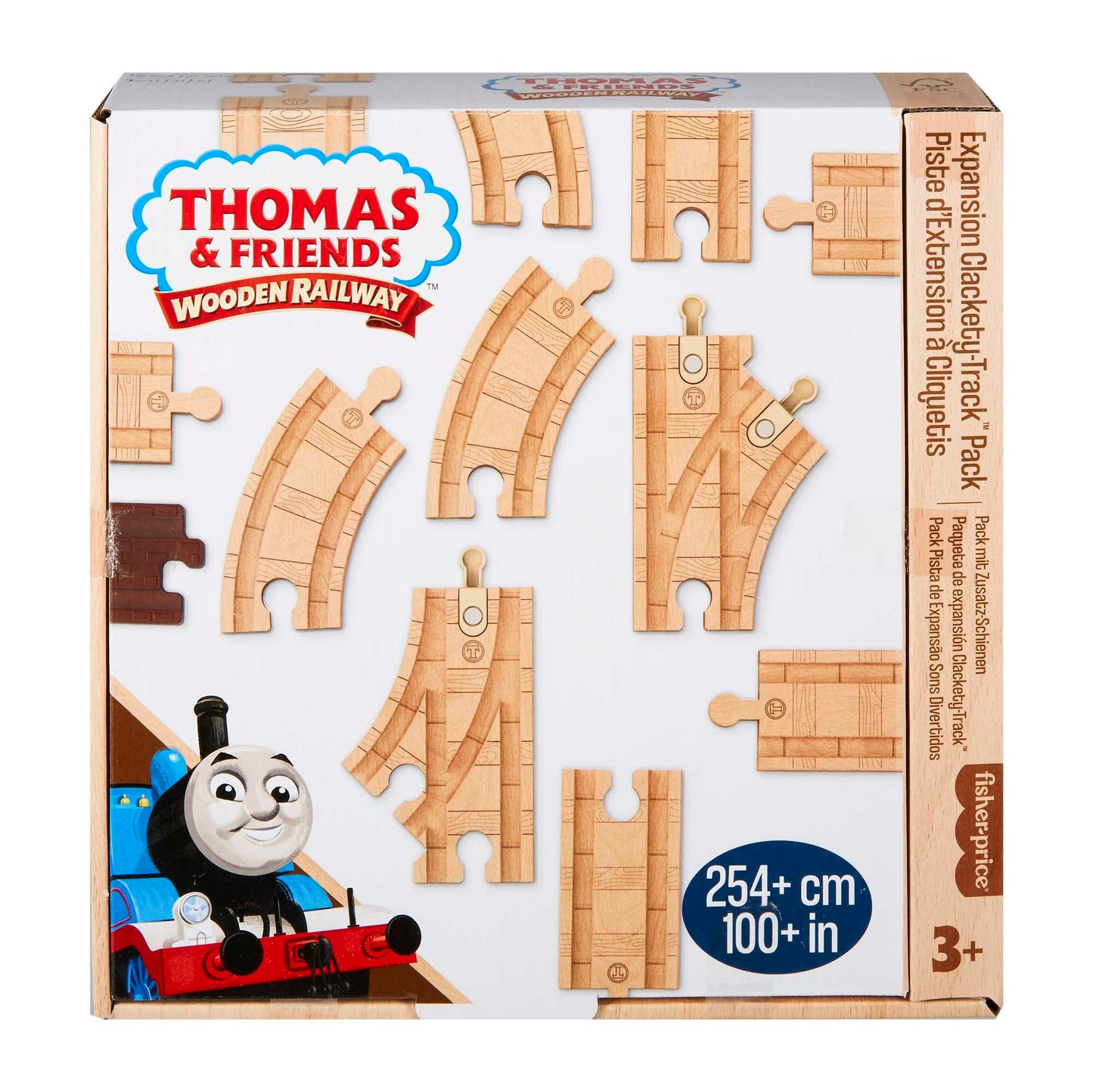Fisher-Price Thomas et ses Amis Piste en Bois Coffret D’Extension de Piste Clackety Track