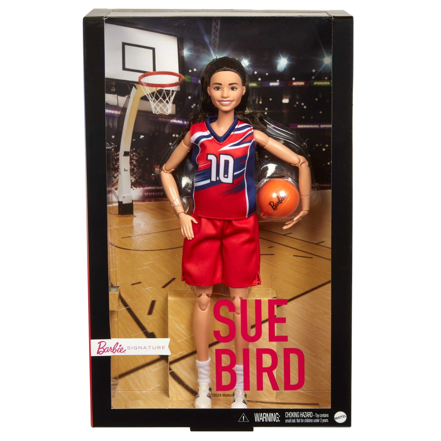 Barbie Signature Doll, Sue Bird With Uniform & Basketball Accessory