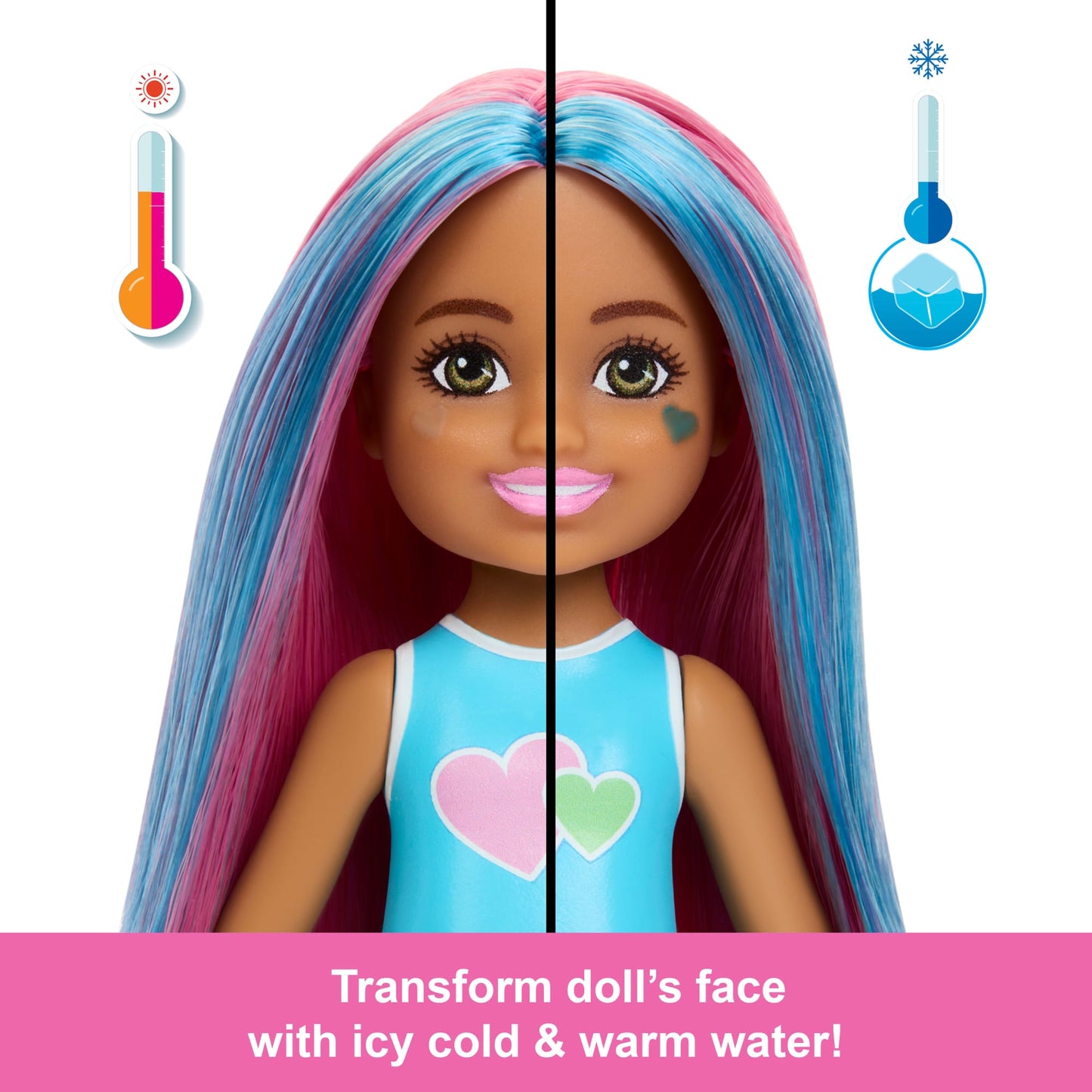 Barbie Chelsea Pop Reveal Shakes Series Doll With Scent & Color Change