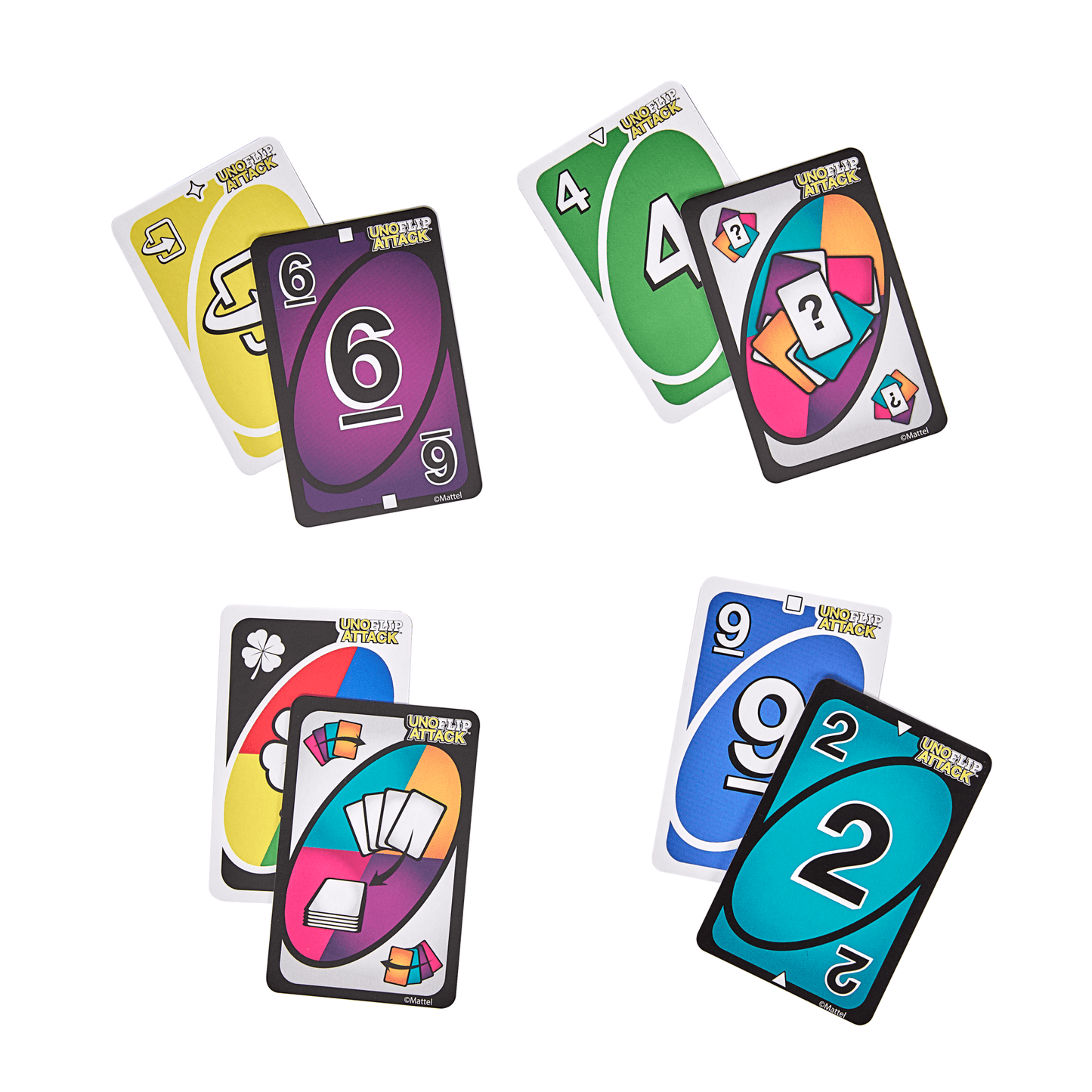 Uno Flip Attack™  Jeu de Cartes Pour enfants, Adultes et Familles