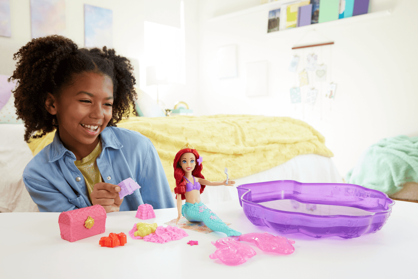 Disney Princesa Conjunto de Brinquedo Ariel Aventuras na piscina