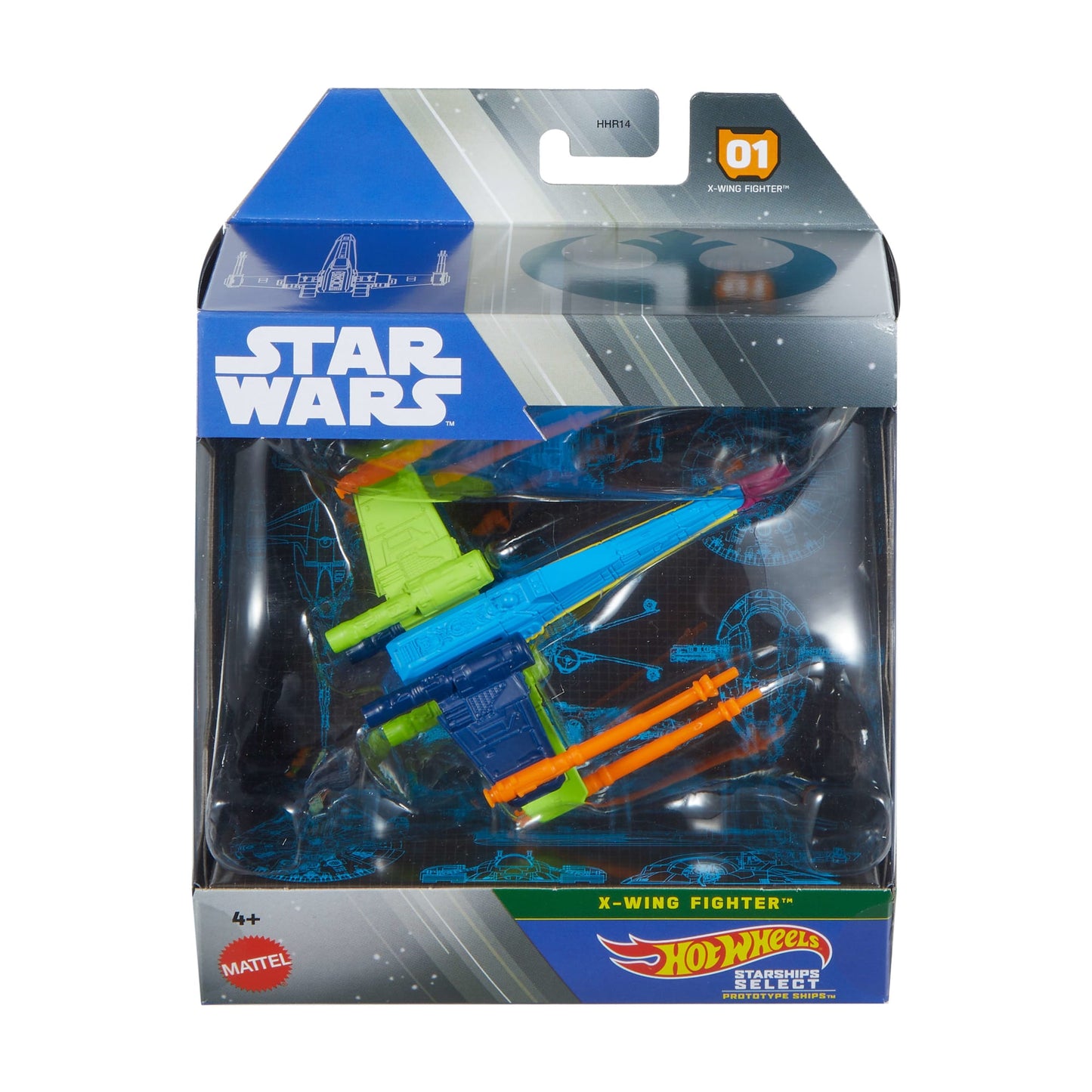 Hot Wheels Collector Veículo de Brinquedo Star Wars X-Wing Clássica
