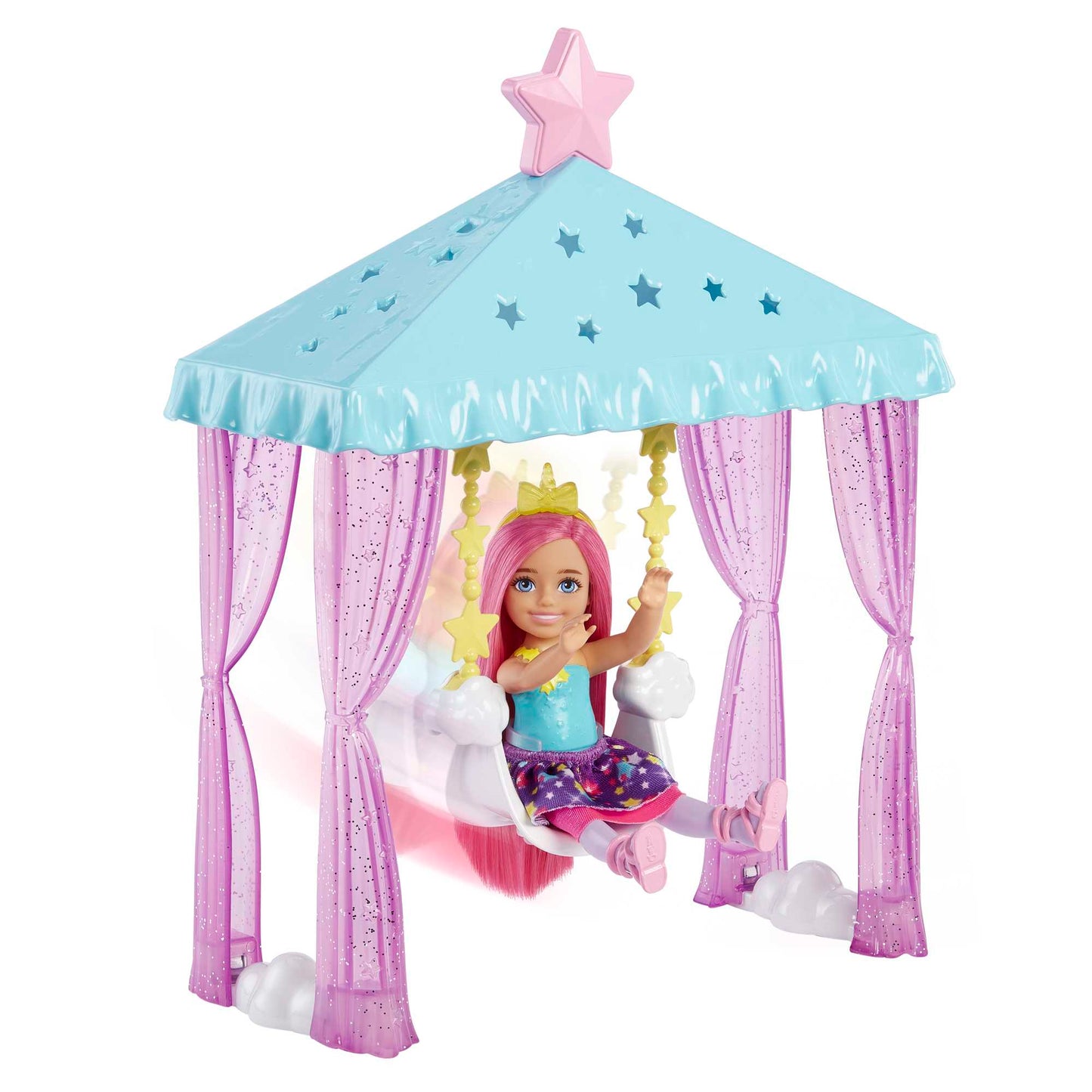 Barbie®-La Tête Dans Les Étoiles-Coffret Avec Poupée Chelsea et Chat