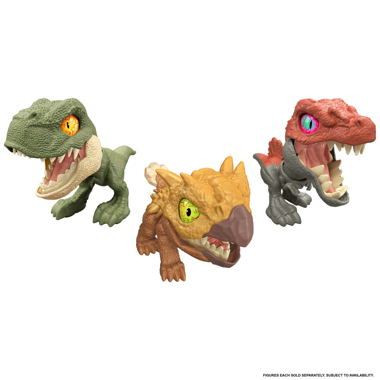 Jurassic World Dinosaurio de Juguete Pequeños Mordedores Feroces
